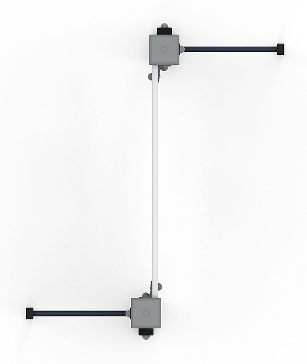 Стенка для лазанья тип 1 - СО 1.20.04-02 (синий принт)