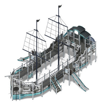 Флагман (Лагуна) - ДИК 2.03.3.03-12.И1 - Игровой комплекс - H=1200 H=1500 H=2000