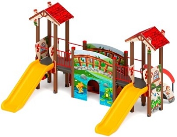 В гостях у сказки  горка пластиковая  Н 900 ДИК 1.05.01-20