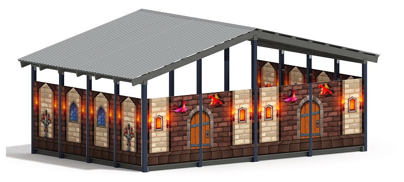Теневой навес (Замок. Средневековый) - МФ 70.6.4-11