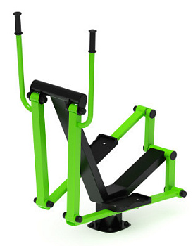 Эллиптический (зеленый) - Уличный тренажер - СТ 010-12.И2