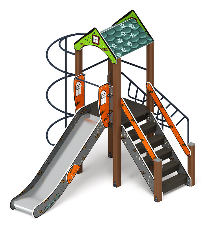 Играйте с нами (Город) - ДИК 2.01.1.04-01 - Игровой комплекс H=1200