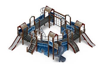 Остров детства (Алтай) - ДИК 2.01.8.02-14.И1 - Игровой комплекс H=1200 H=2000