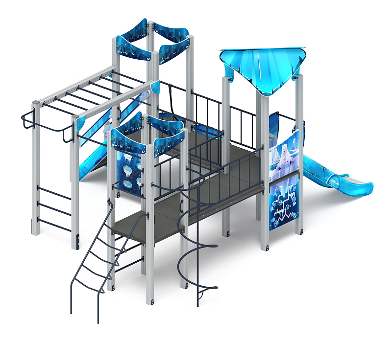 Волшебный город (Снежная королева) - ДИК 2.19.02-02 - Игровой комплекс Н=1200