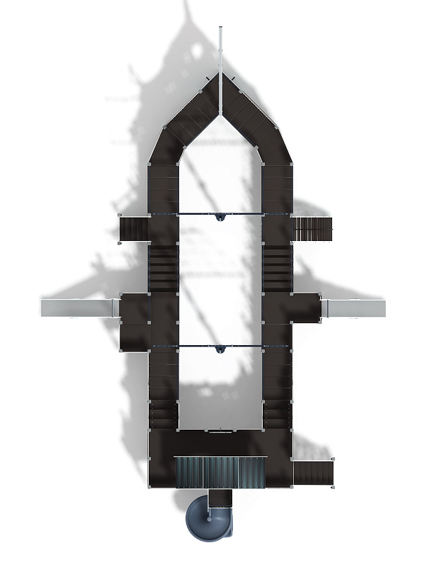 Флагман (Лагуна) - ДИК 2.03.3.03-12.И1 - Игровой комплекс - H=1200 H=1500 H=2000