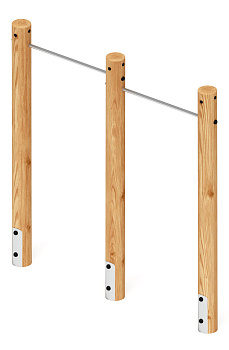 Турник взрослый двойной (лиственница) СО 2.20.09-Л.И1