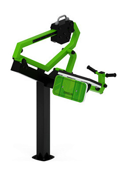 Бицепс стоя (зеленый) - Уличный тренажер - СТ 035-12.И1