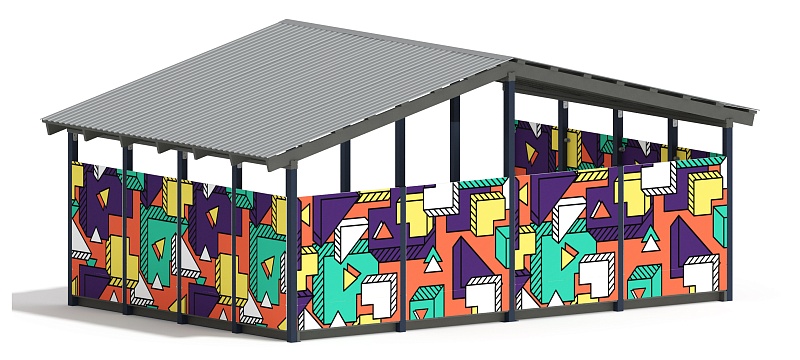 Теневой навес (Геометрия) - МФ 70.6.4-03