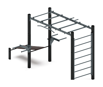 Многофункциональный спортивный комплекс (серый) МК 100.03-03