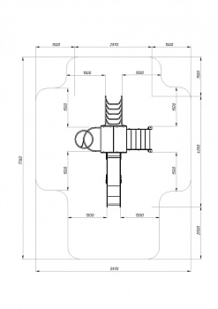 Играйте с нами (Город) - ДИК 2.01.1.04-01 - Игровой комплекс H=1200