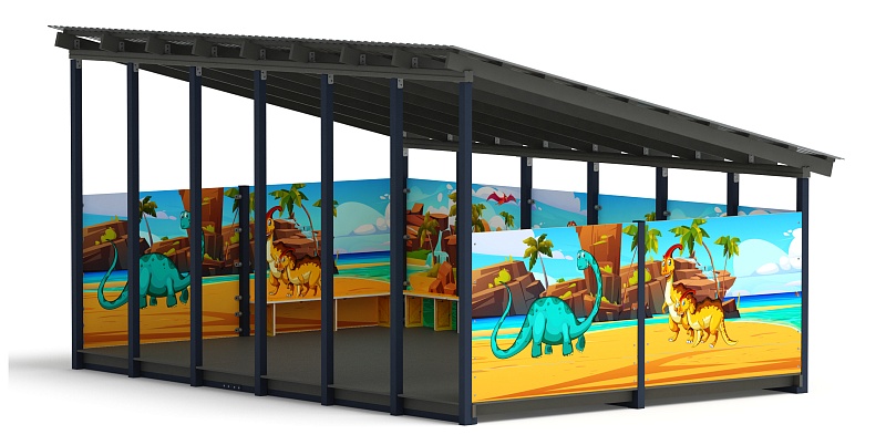 Теневой навес (Дино) - МФ 71.6.4-13