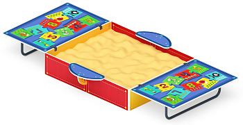 Песочница с крышкой средняя (Арифметика) - ИО 5.01.11-07