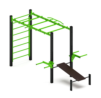 Многофункциональный спортивный комплекс (зеленый) МК 100.03-02