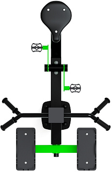 Степ+Вело (зеленый) - Уличный тренажер - СТ 018-12.И1