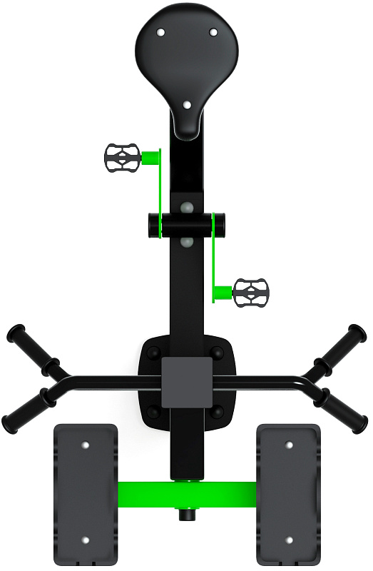 Степ+Вело (зеленый) - Уличный тренажер - СТ 018-12.И1