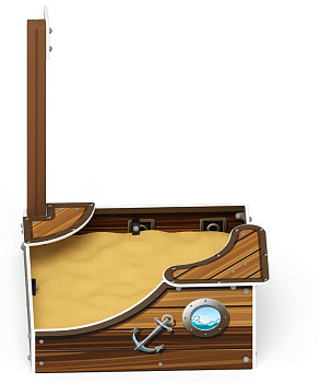 Песочница средняя Кораблик - ИО 5.03.01-02