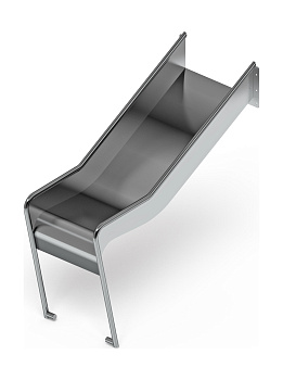 Горка из нержавеющей стали приставная 600 SNP 600.470-02