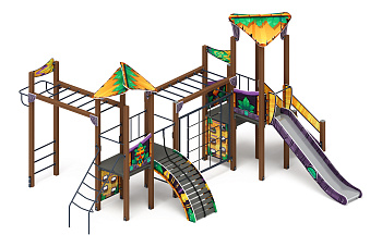 Волшебный город (Майя) - ДИК 2.19.01-01 - Игровой комплекс Н=1500