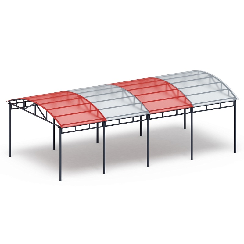 Теневой навес на 8 тренажеров - МФ 752.02 - Спорт