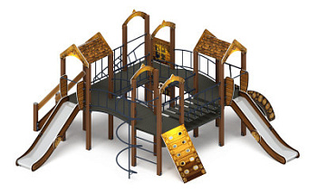Дворик детства (ЭКО) - ДИК 2.01.4.01-02 - Игровой комплекс H=1200