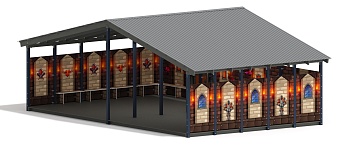 Теневой навес (Замок. Средневековый) - МФ 70.8.5-11