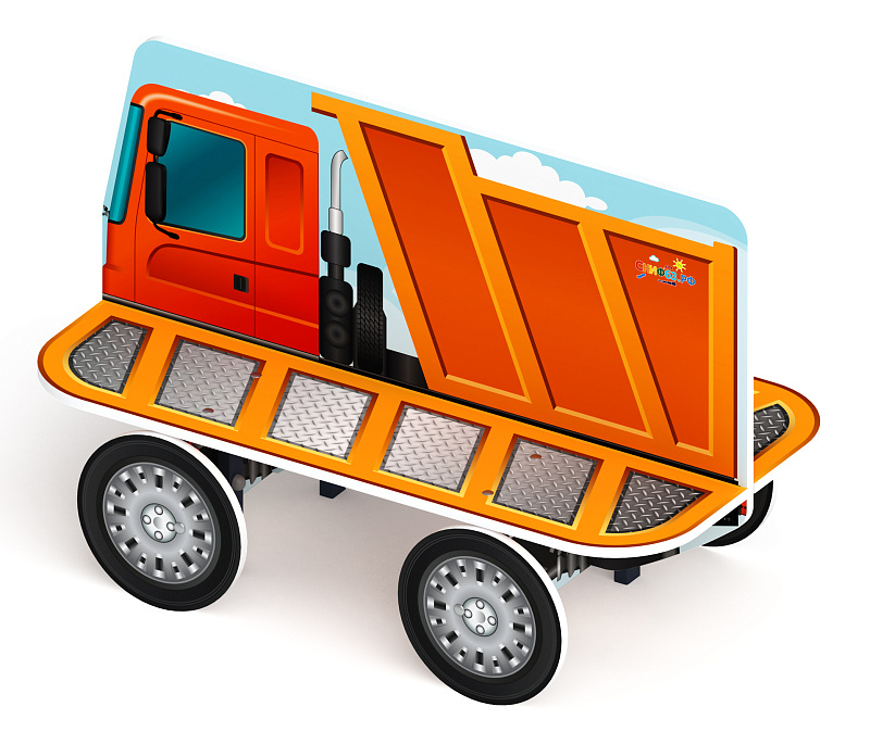 Грузовичок - Скамейка детская - МФ 41.03.04