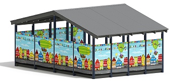 Теневой навес (Город) - МФ 70.6.4-01