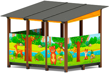 Теневой навес (Полянка) МФ 78.31.24-07