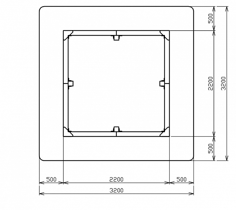 Песочница Солнышко большая - ИО 5.01.13-И1