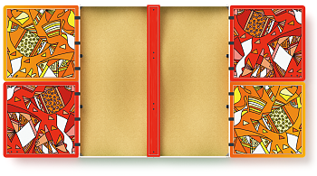 Песочница с крышкой большая (Рыбы) - ИО 5.01.14-01