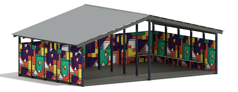 Теневой навес (Геометрия) - МФ 70.8.5-03