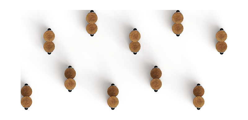 Бум-лабиринт (Лиственница темный) СО 2.55.04-Л.И1.01