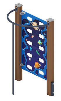 Стенка для лазанья тип 2 - СО 1.20.05-02 (синий принт)