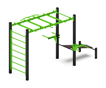 Многофункциональный спортивный комплекс (зеленый) МК 100.03-02
