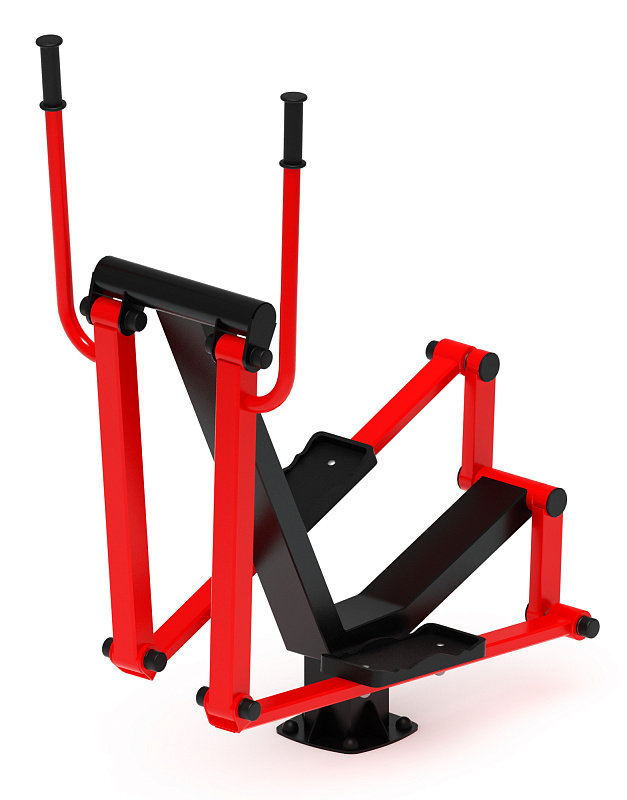 Эллиптический (красный) - Уличный тренажер - СТ 010-11.И2