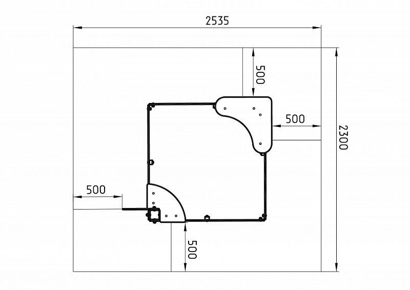 Песочница средняя Кораблик - ИО 5.03.01-02
