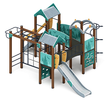 Городок (Тайга) - ДИК 2.01.3.01-03 - Игровой комплекс H=1200