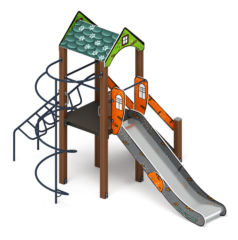 Играйте с нами (Город) - ДИК 2.01.1.04-01 - Игровой комплекс H=1200