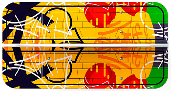 Скамейка детская Граффити МФ 41.01.02-01