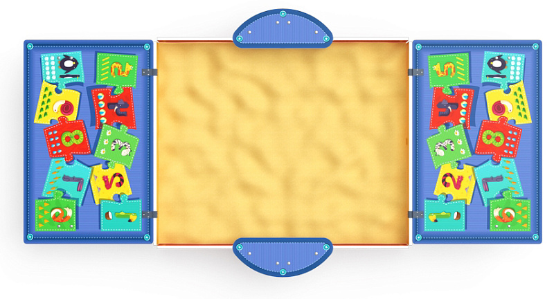 Песочница с крышкой средняя (Арифметика) - ИО 5.01.11-07