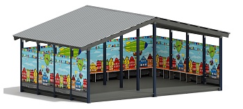 Теневой навес (Город) - МФ 70.6.4-01