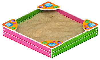 Песочница средняя Лукоморье (Ракушки) - ИО 5.25.01-01