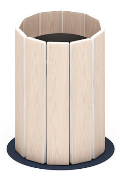 Урна (с баком) (под анкера) МФ 50.03.03-01.А