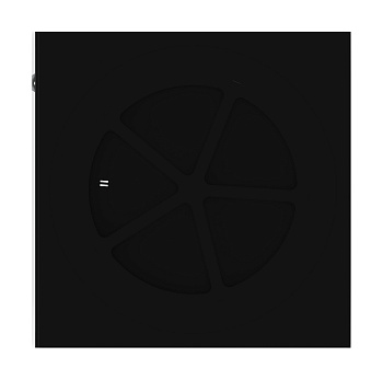 Урна парковая с пепельницей (черная) - МФ 50.02.05-01  (под анкера)