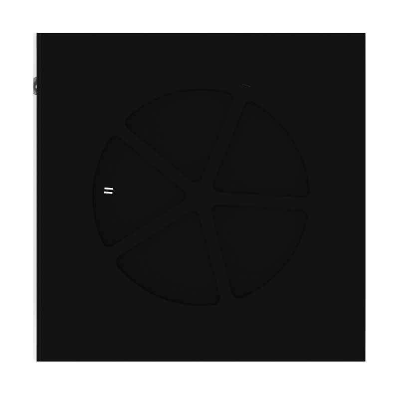 Урна парковая с пепельницей (черная) - МФ 50.02.05-01  (под анкера)