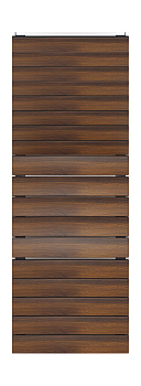 Шезлонг парковый - МФ 42.03.01 (Темный дуб) Д:580  (под анкера) (под анкера)