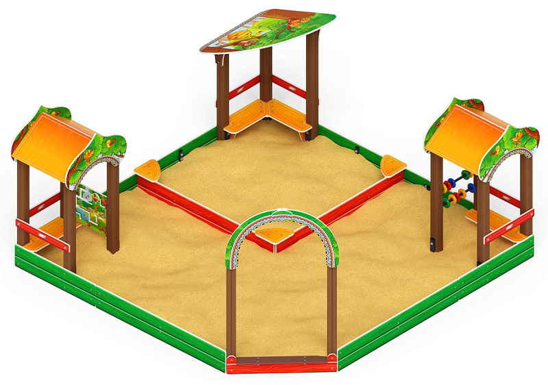 Песочный дворик Полянка - ИО 6.16.02-01