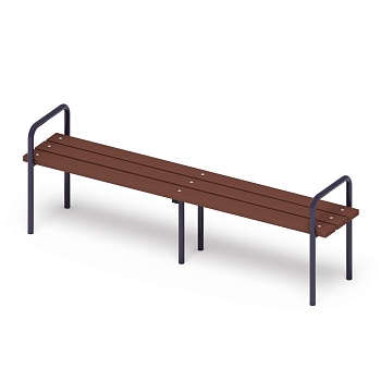 Скамья с поручнем - МФ 42.01.07-И1