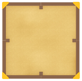 Песочница Солнышко большая - ИО 5.01.13-И1