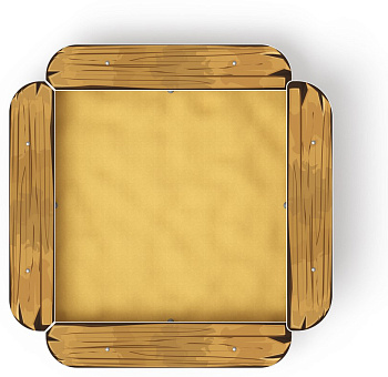 Песочница средняя (Коричневый) - ИО 5.01.15-02